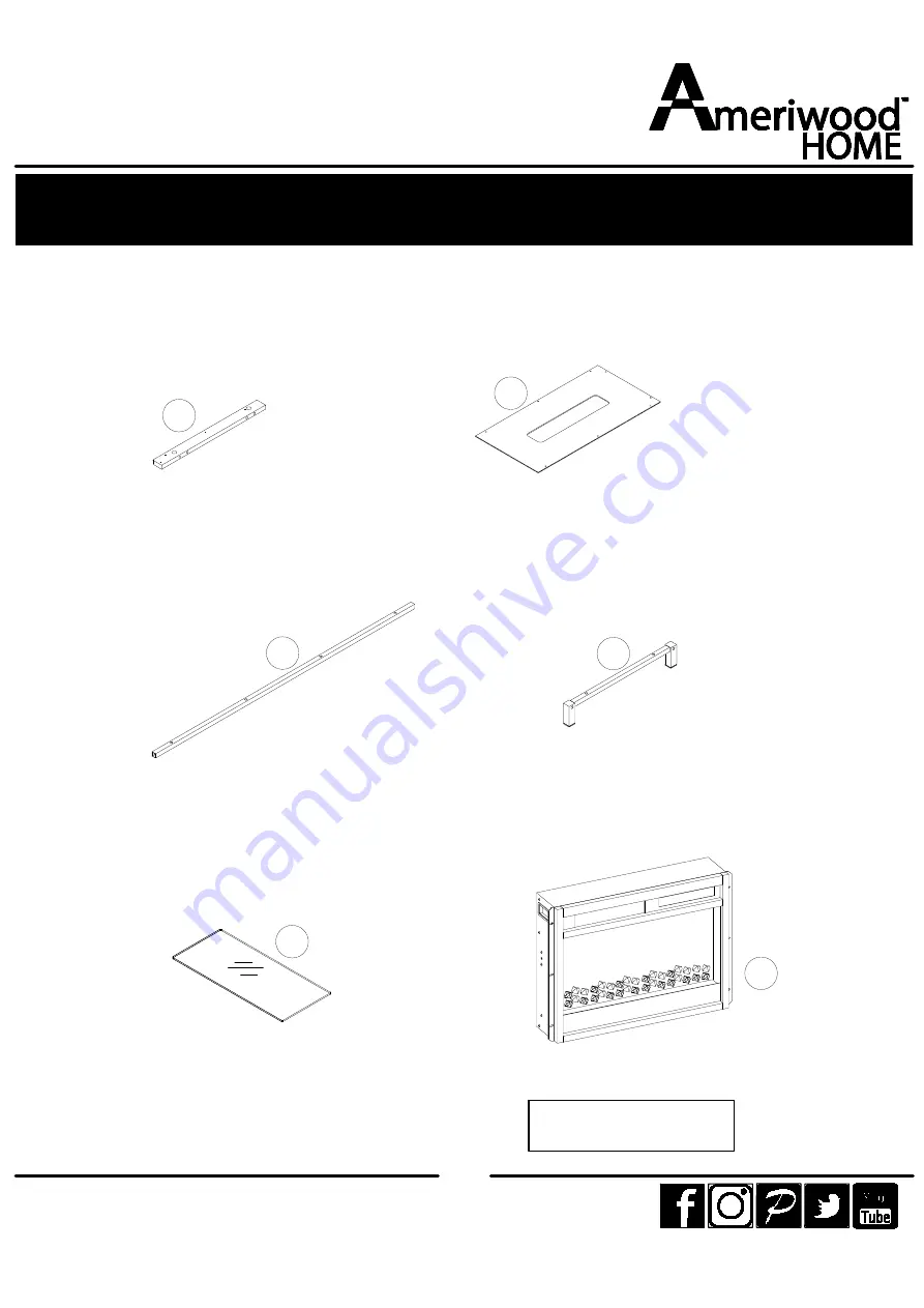 Ameriwood HOME 1444408COM Instruction Booklet Download Page 6