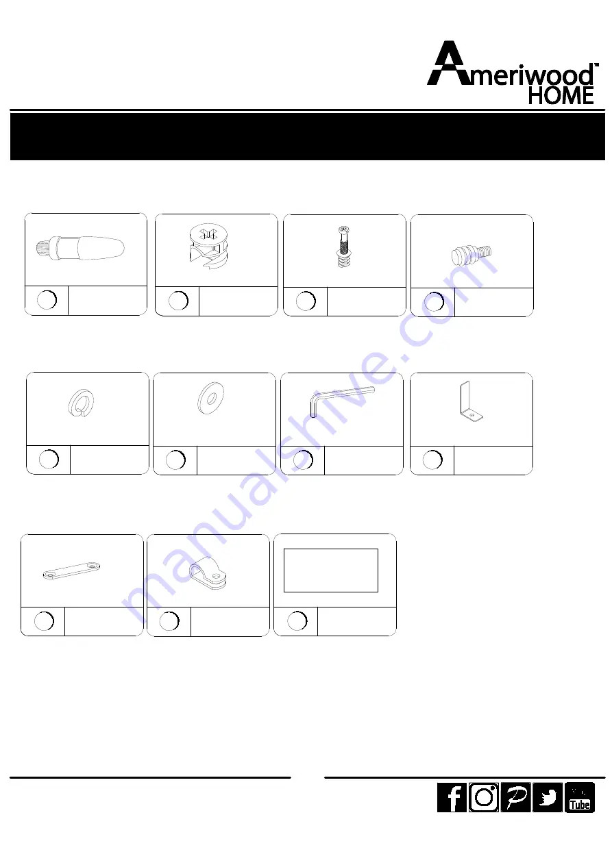 Ameriwood HOME 1444837COM Скачать руководство пользователя страница 9