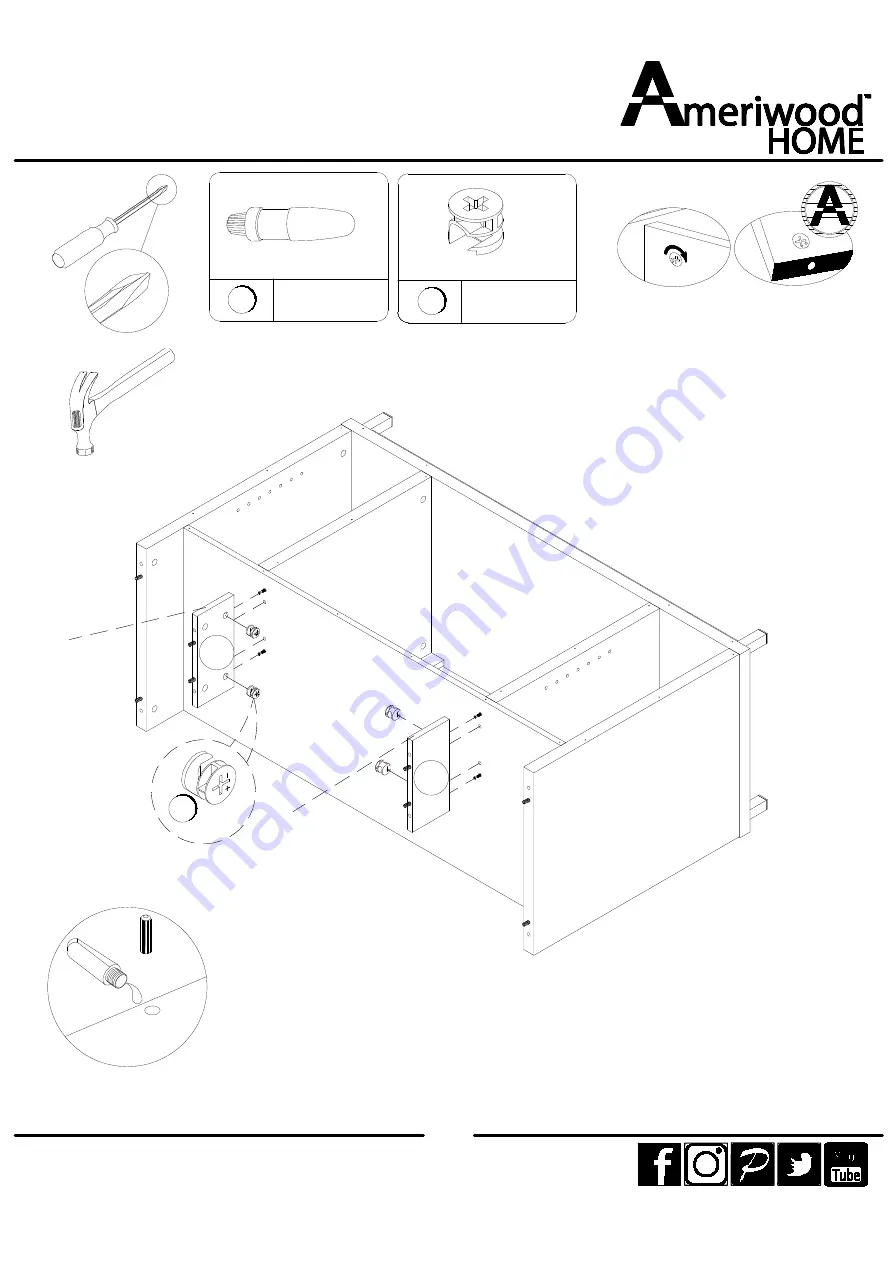 Ameriwood HOME 1444837COM Manual Download Page 18