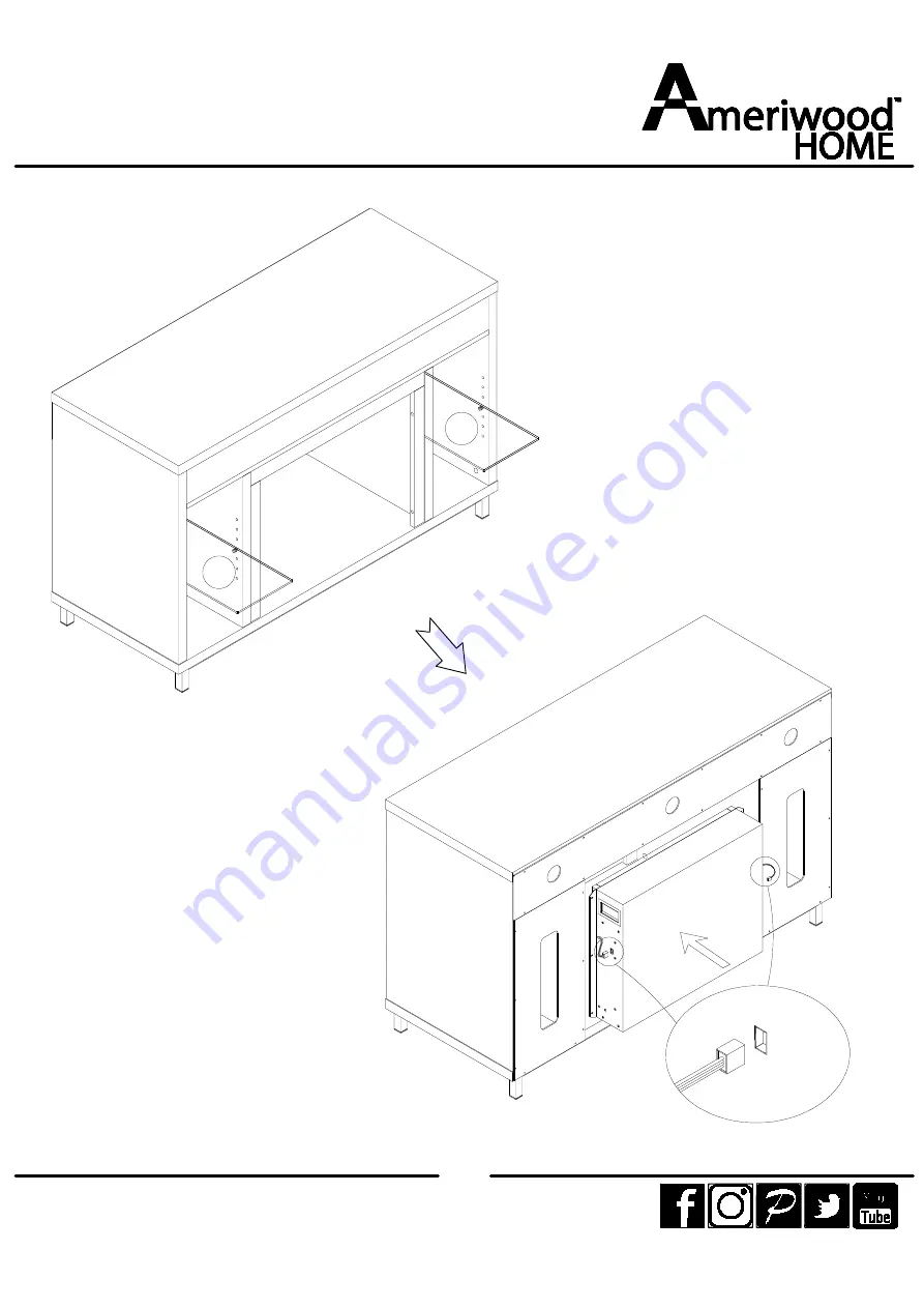 Ameriwood HOME 1444837COM Скачать руководство пользователя страница 21