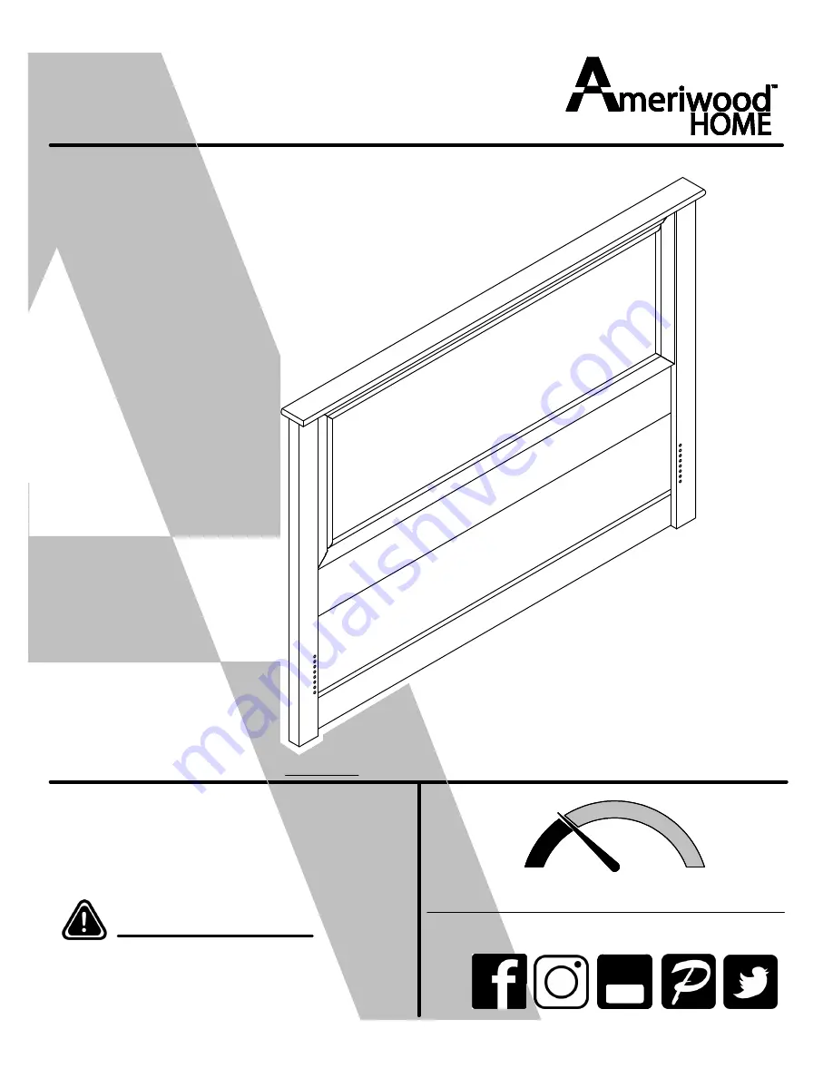 Ameriwood HOME 1625500EBL Скачать руководство пользователя страница 1