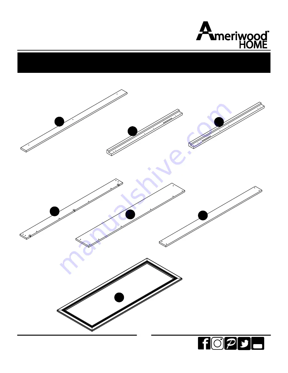 Ameriwood HOME 1625500EBL Instruction Booklet Download Page 4