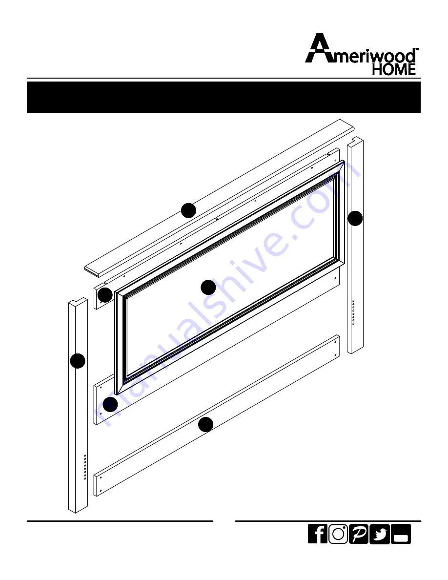 Ameriwood HOME 1625500EBL Instruction Booklet Download Page 5