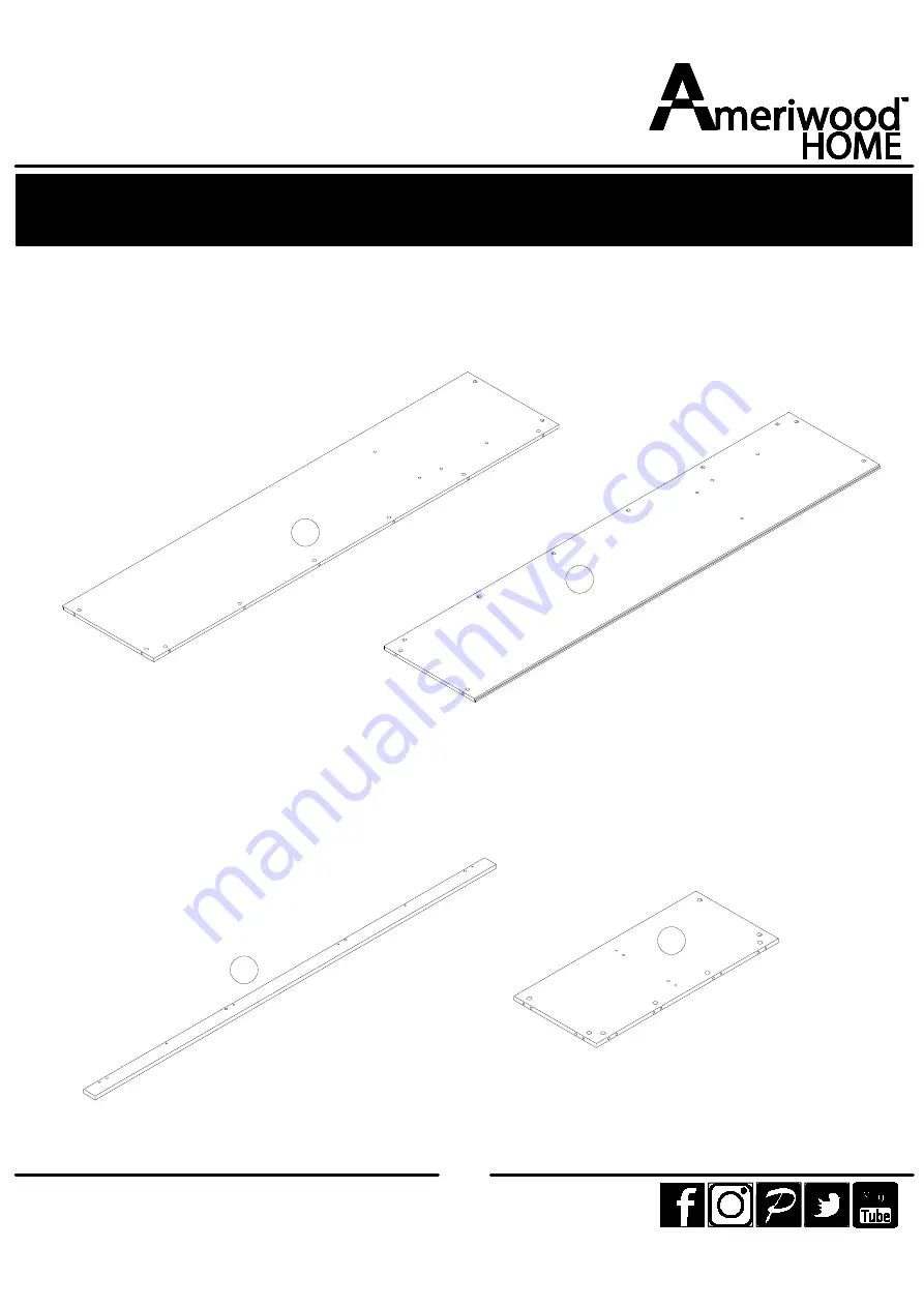 Ameriwood HOME 1630407COM Assembly Instructions Manual Download Page 5