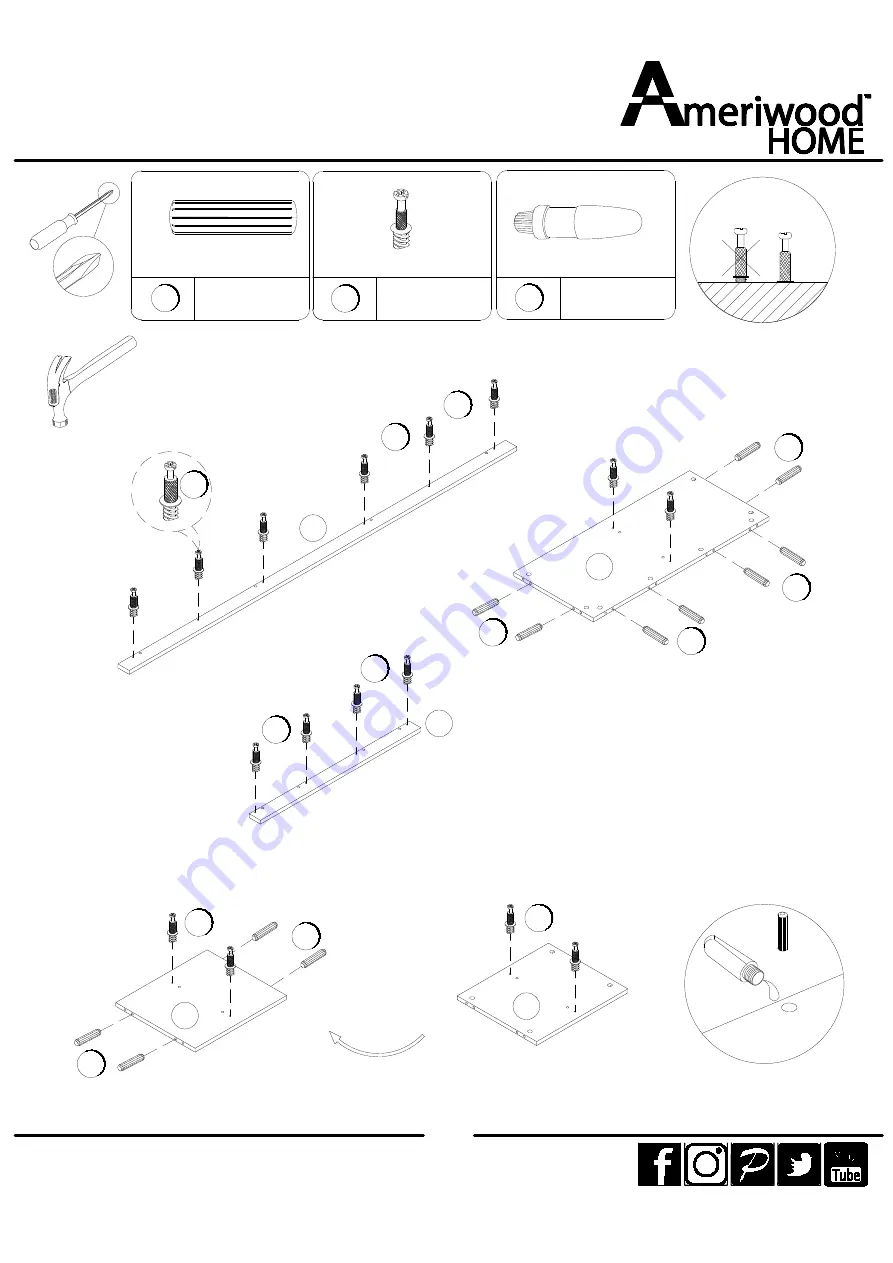 Ameriwood HOME 1630407COM Скачать руководство пользователя страница 13