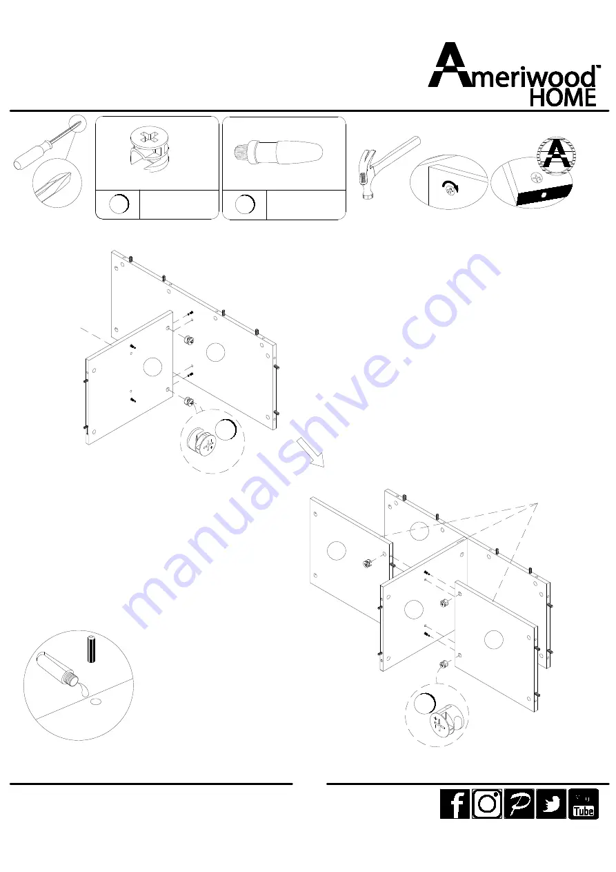 Ameriwood HOME 1630407COM Скачать руководство пользователя страница 15