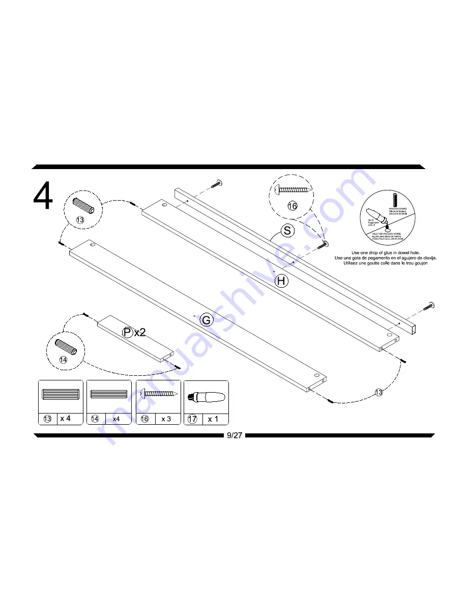 Ameriwood HOME 1741096 Скачать руководство пользователя страница 9