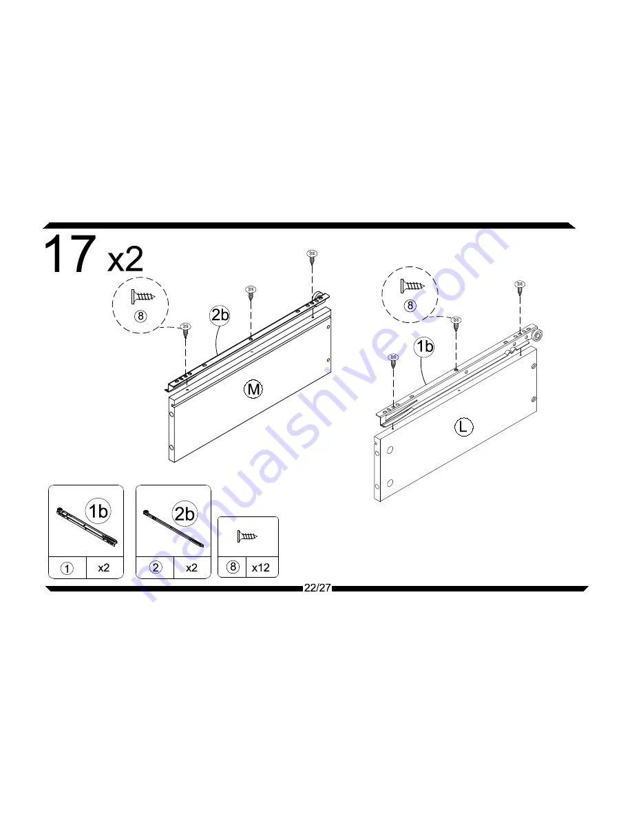 Ameriwood HOME 1741096 Instruction Booklet Download Page 22