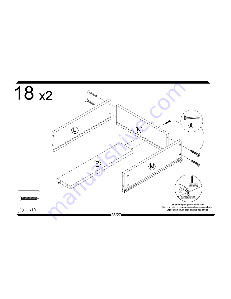 Ameriwood HOME 1741096 Скачать руководство пользователя страница 23