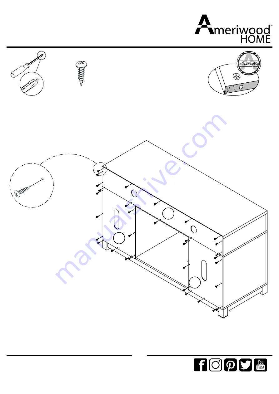 Ameriwood HOME 1774096COM Manual Download Page 20