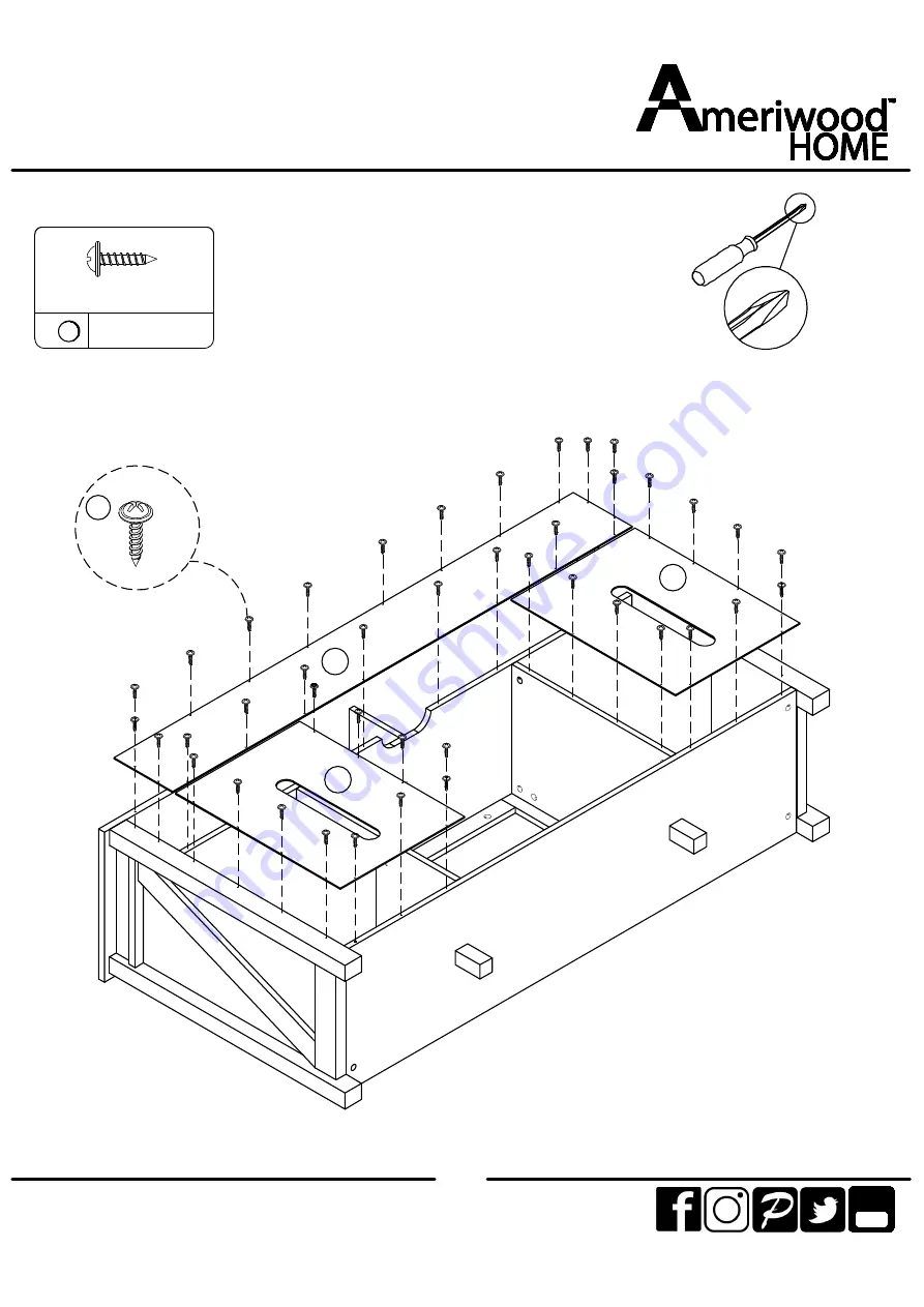 Ameriwood HOME 1795884COM00GO Скачать руководство пользователя страница 17