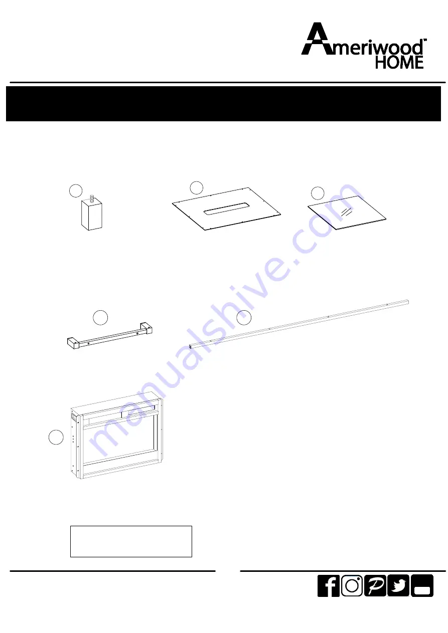 Ameriwood HOME 1822096COM Instruction Booklet Download Page 5