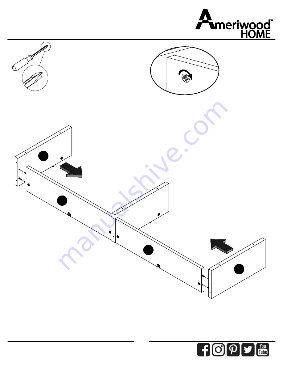 Ameriwood HOME 1871303COM Manual Download Page 11