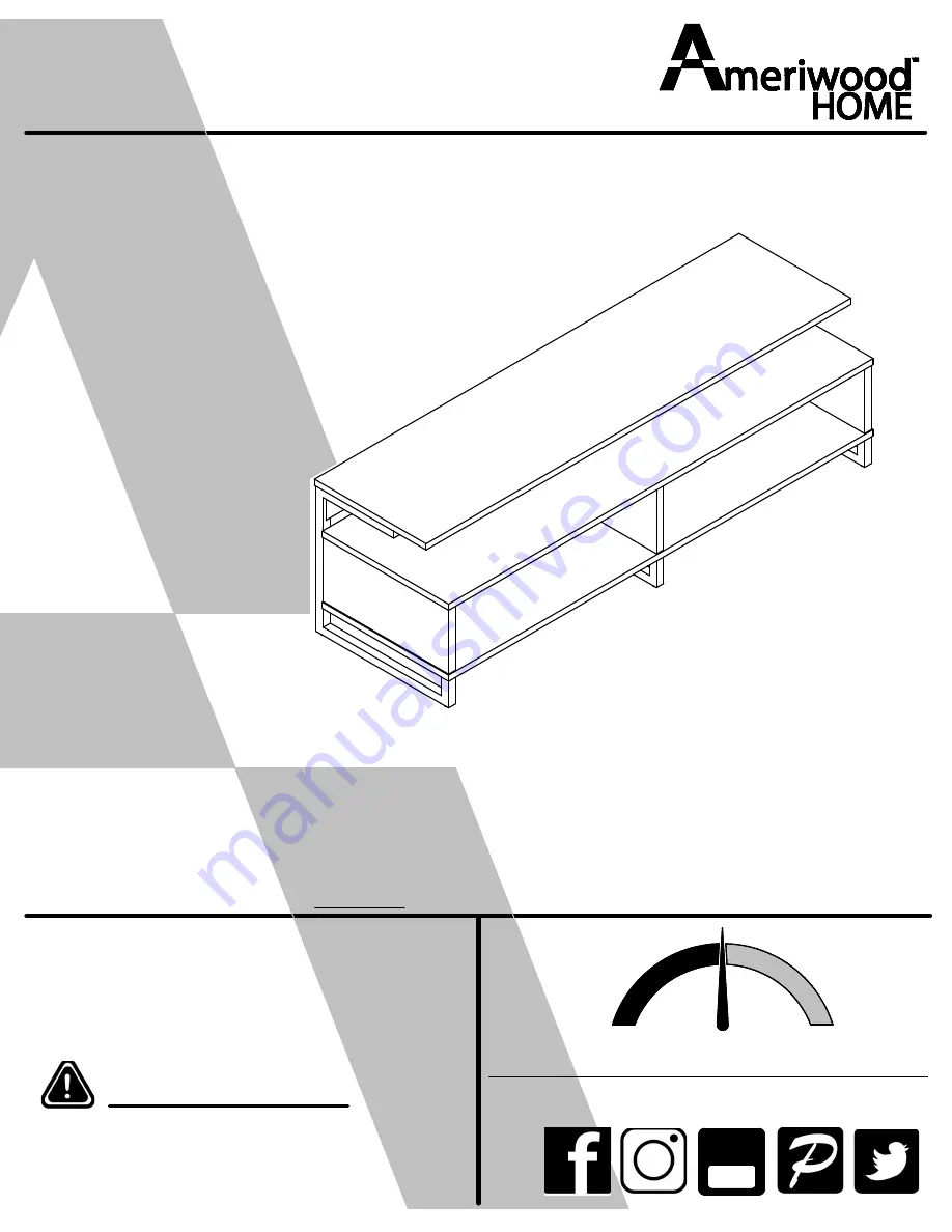 Ameriwood HOME 1871885COM Manual Download Page 1