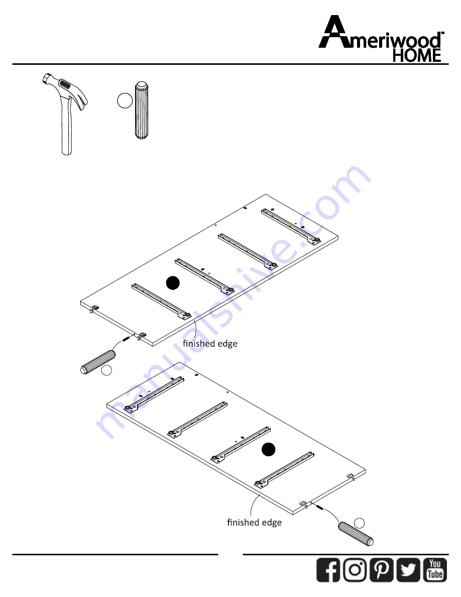 Ameriwood HOME 2090015COM Manual Download Page 10