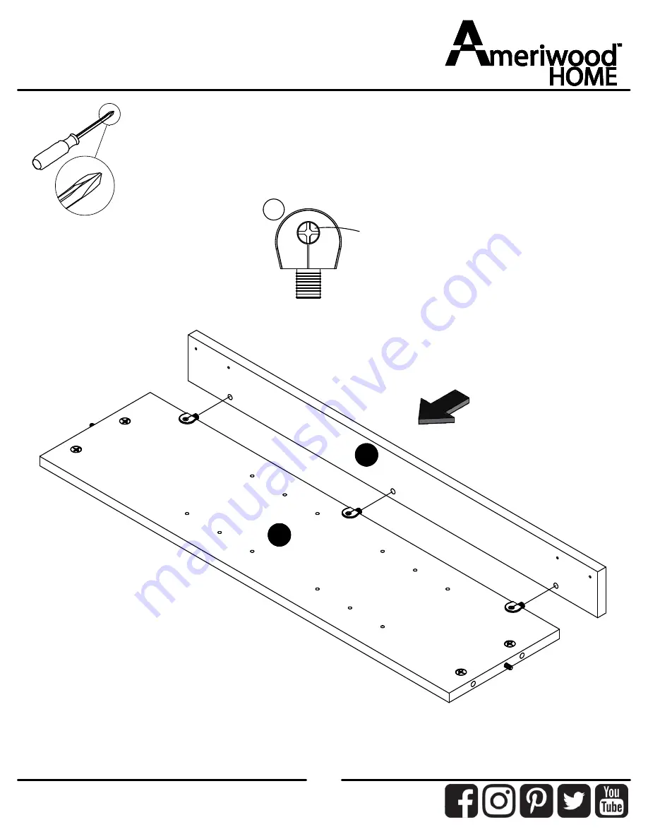 Ameriwood HOME 2144335COM Instruction Booklet Download Page 42