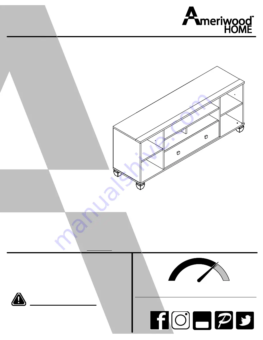 Ameriwood HOME 2166306COM Скачать руководство пользователя страница 1