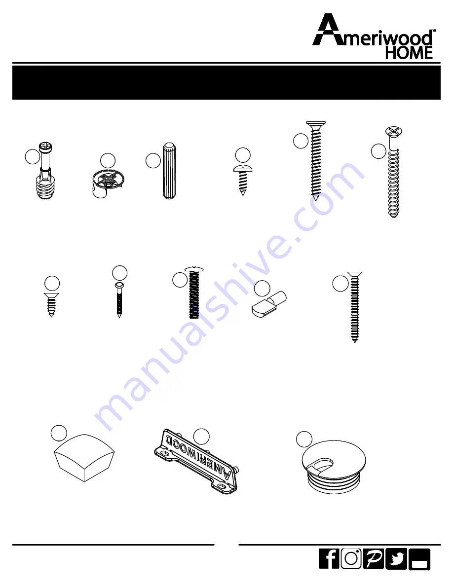 Ameriwood HOME 2166306COM Скачать руководство пользователя страница 8