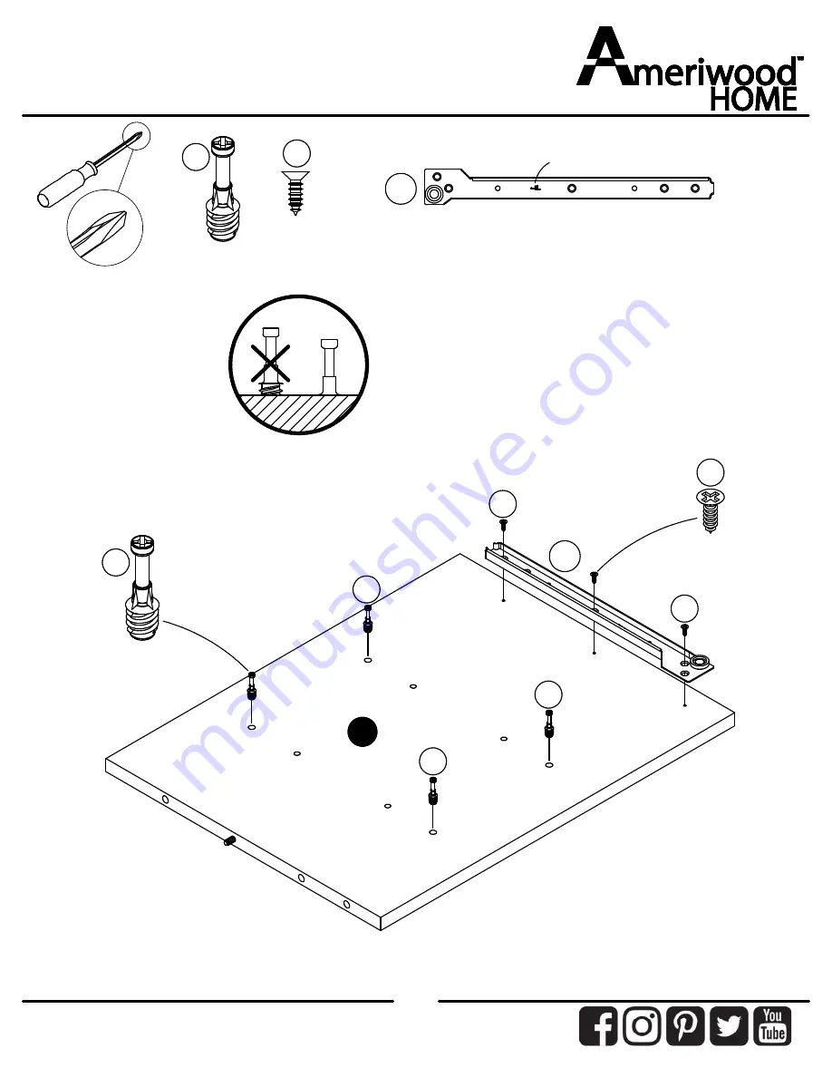 Ameriwood HOME 2166306COM Скачать руководство пользователя страница 12