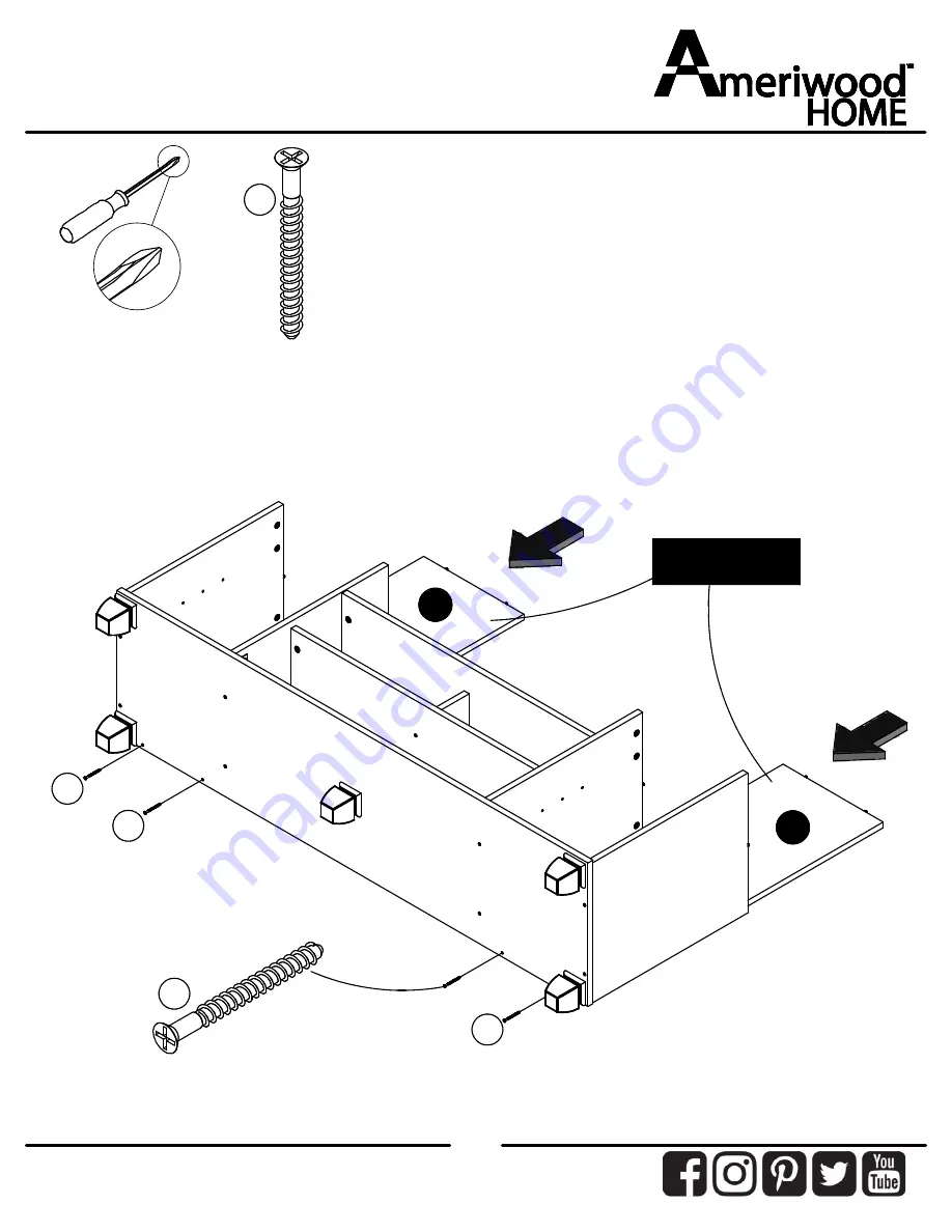 Ameriwood HOME 2166306COM Скачать руководство пользователя страница 23