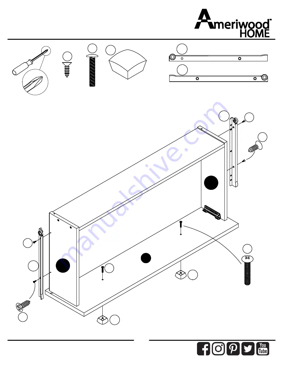 Ameriwood HOME 2166306COM Скачать руководство пользователя страница 31