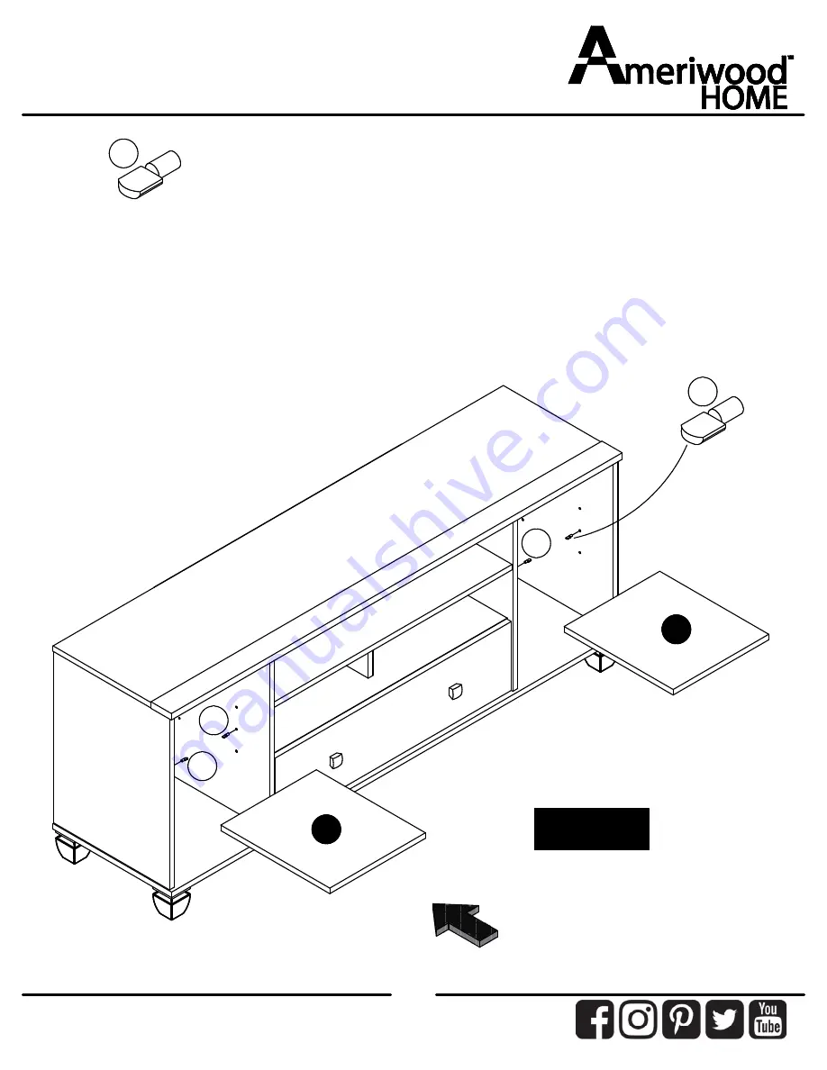 Ameriwood HOME 2166306COM Скачать руководство пользователя страница 34