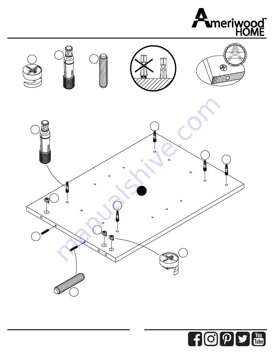 Ameriwood HOME 2276335COM Скачать руководство пользователя страница 8