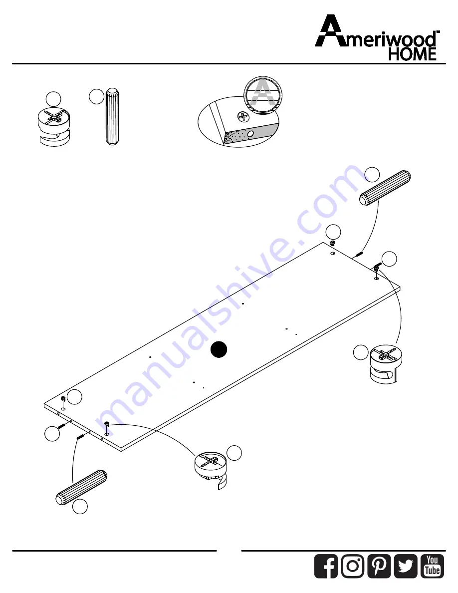 Ameriwood HOME 2276335COM Instruction Booklet Download Page 14