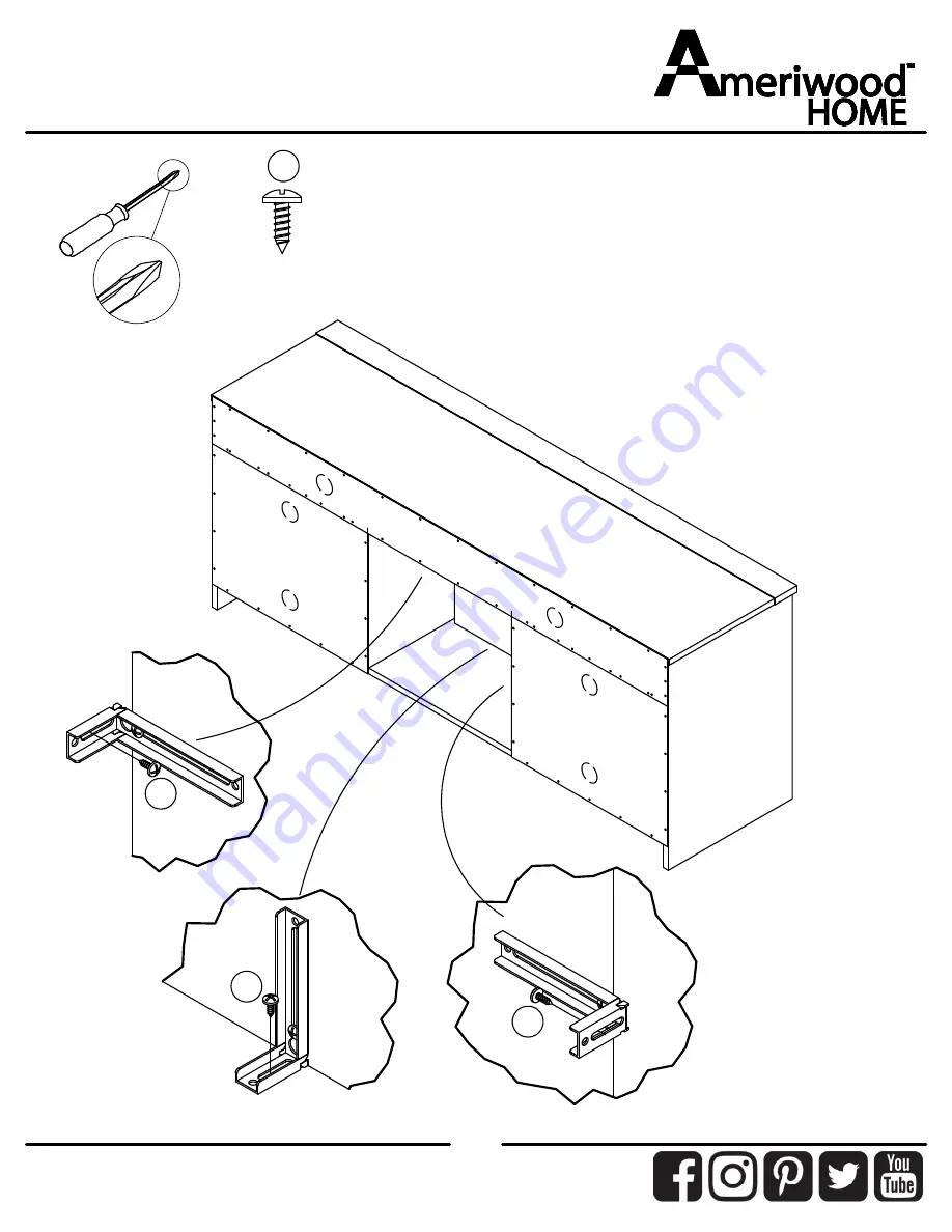 Ameriwood HOME 2276335COM Instruction Booklet Download Page 26