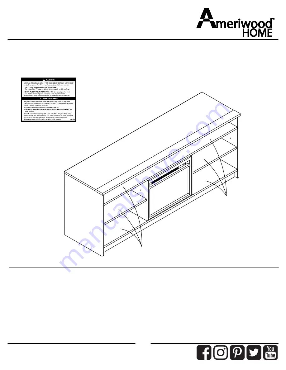 Ameriwood HOME 2276335COM Instruction Booklet Download Page 28