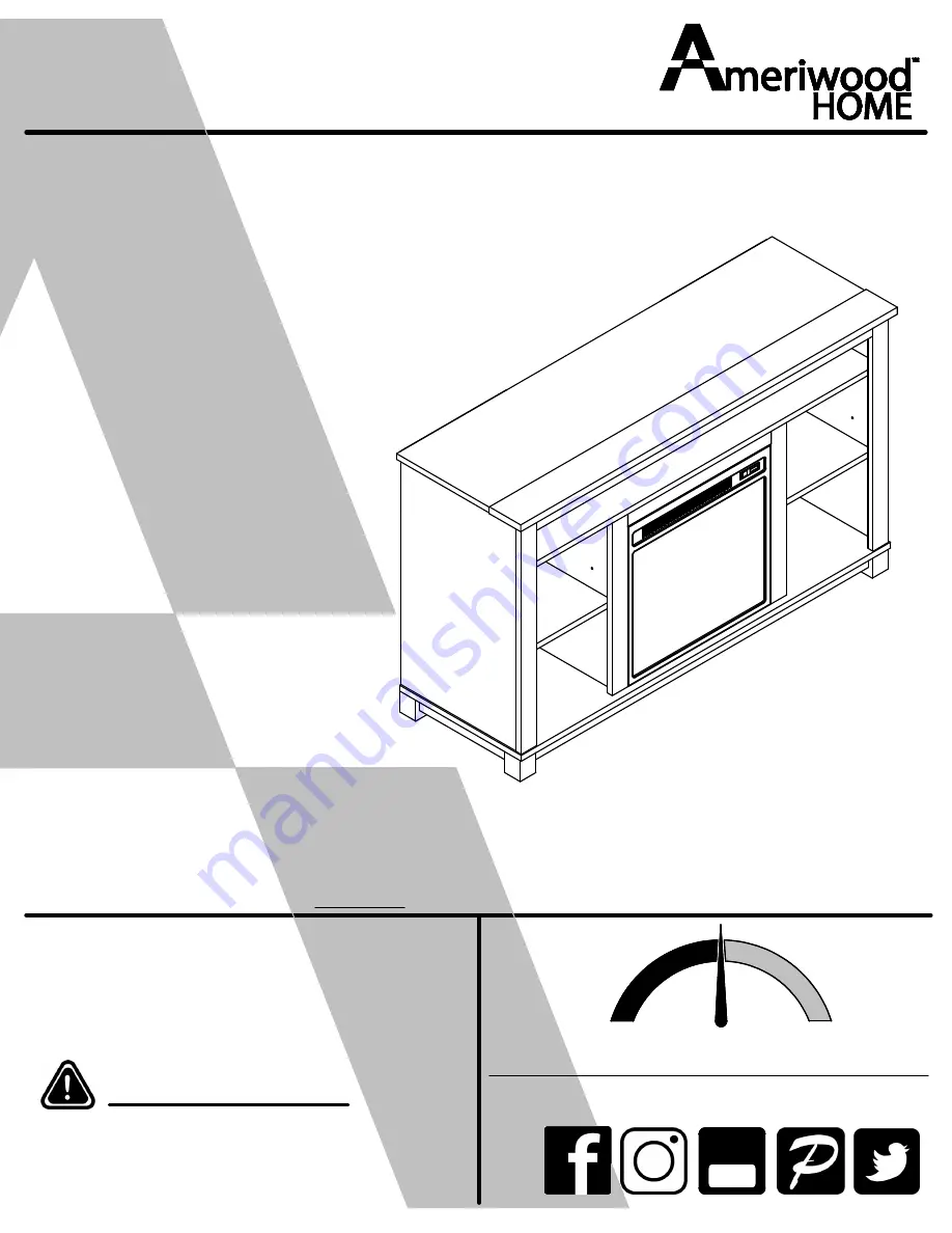 Ameriwood HOME 2402412COM Скачать руководство пользователя страница 1