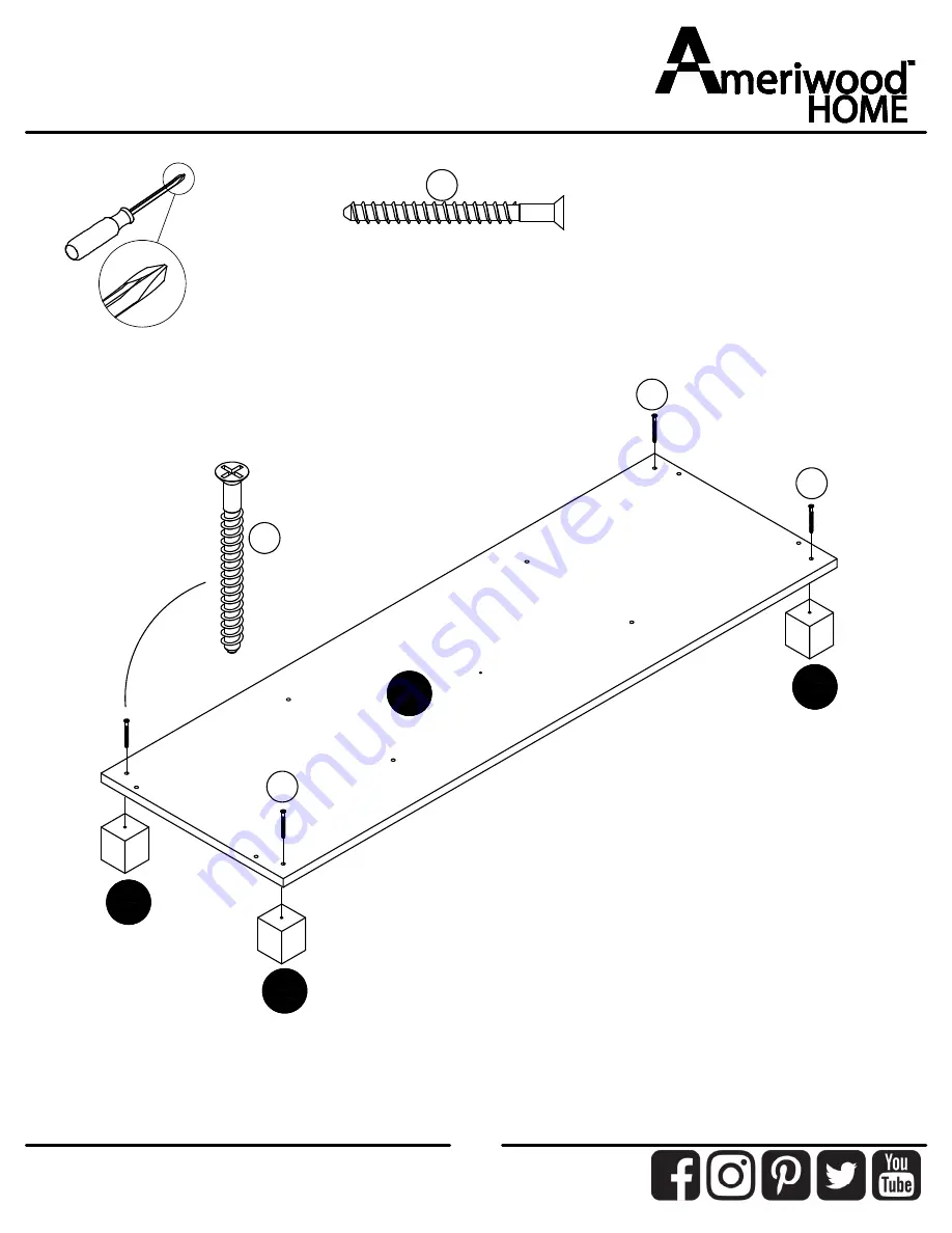 Ameriwood HOME 2402412COM Скачать руководство пользователя страница 21