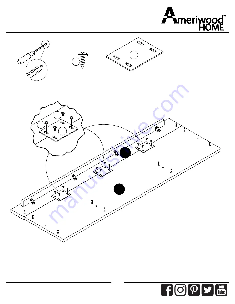 Ameriwood HOME 2402412COM Manual Download Page 22