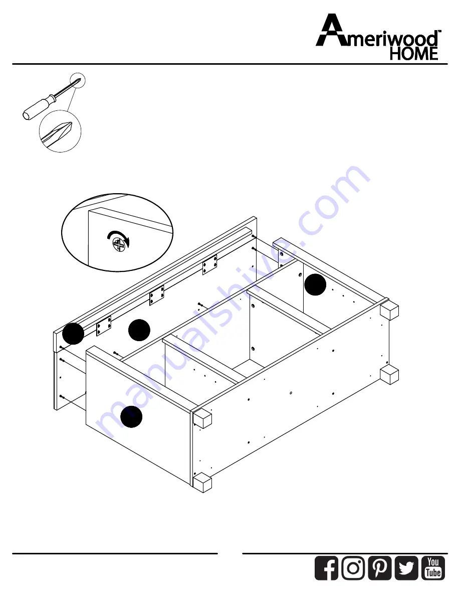 Ameriwood HOME 2402412COM Скачать руководство пользователя страница 27