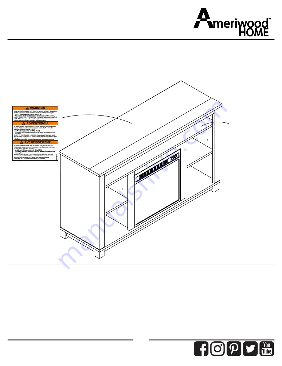 Ameriwood HOME 2402412COM Скачать руководство пользователя страница 33