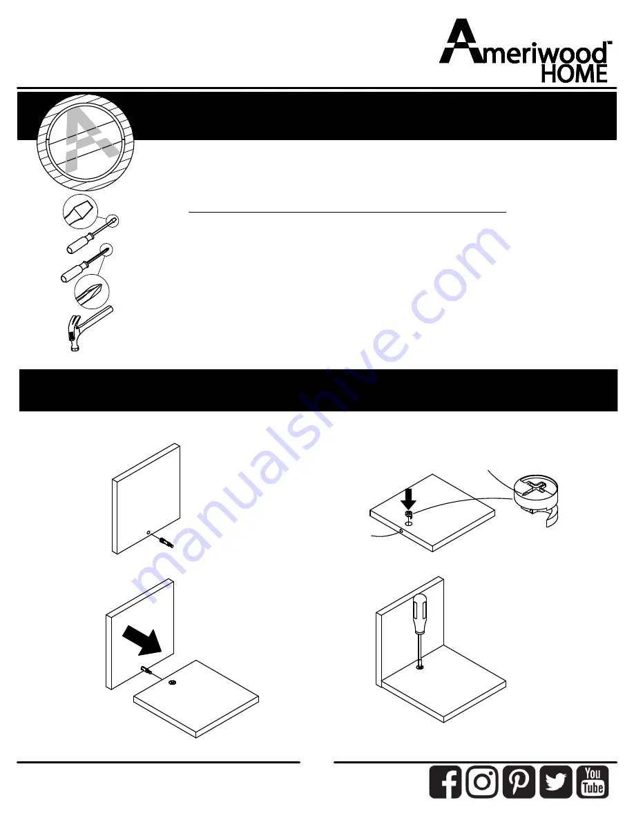 Ameriwood HOME 2548339COM Скачать руководство пользователя страница 3