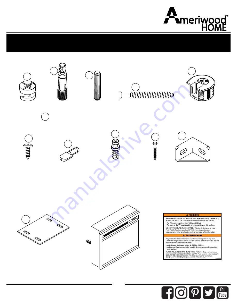 Ameriwood HOME 2815341COM Скачать руководство пользователя страница 7