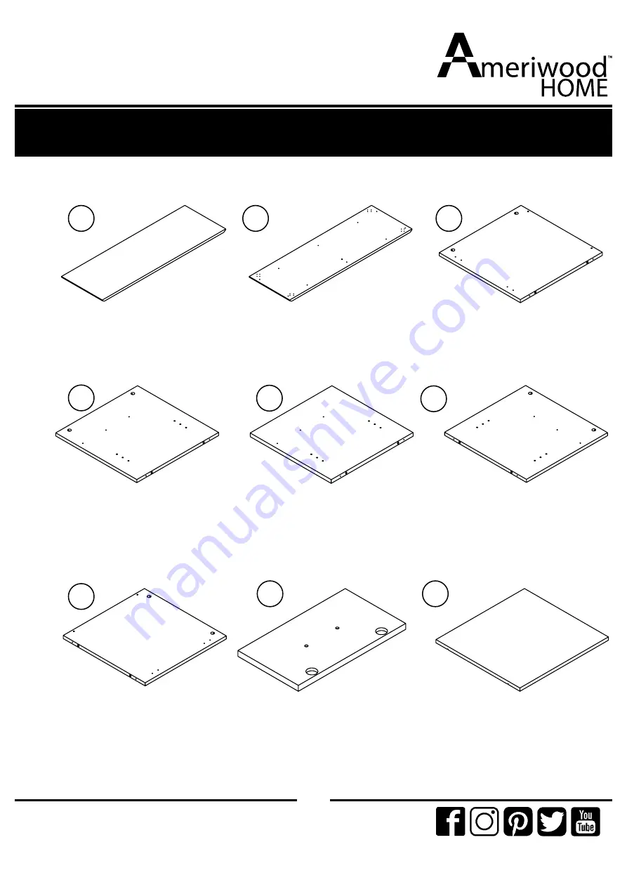 Ameriwood HOME 2854872COM Manual Download Page 4