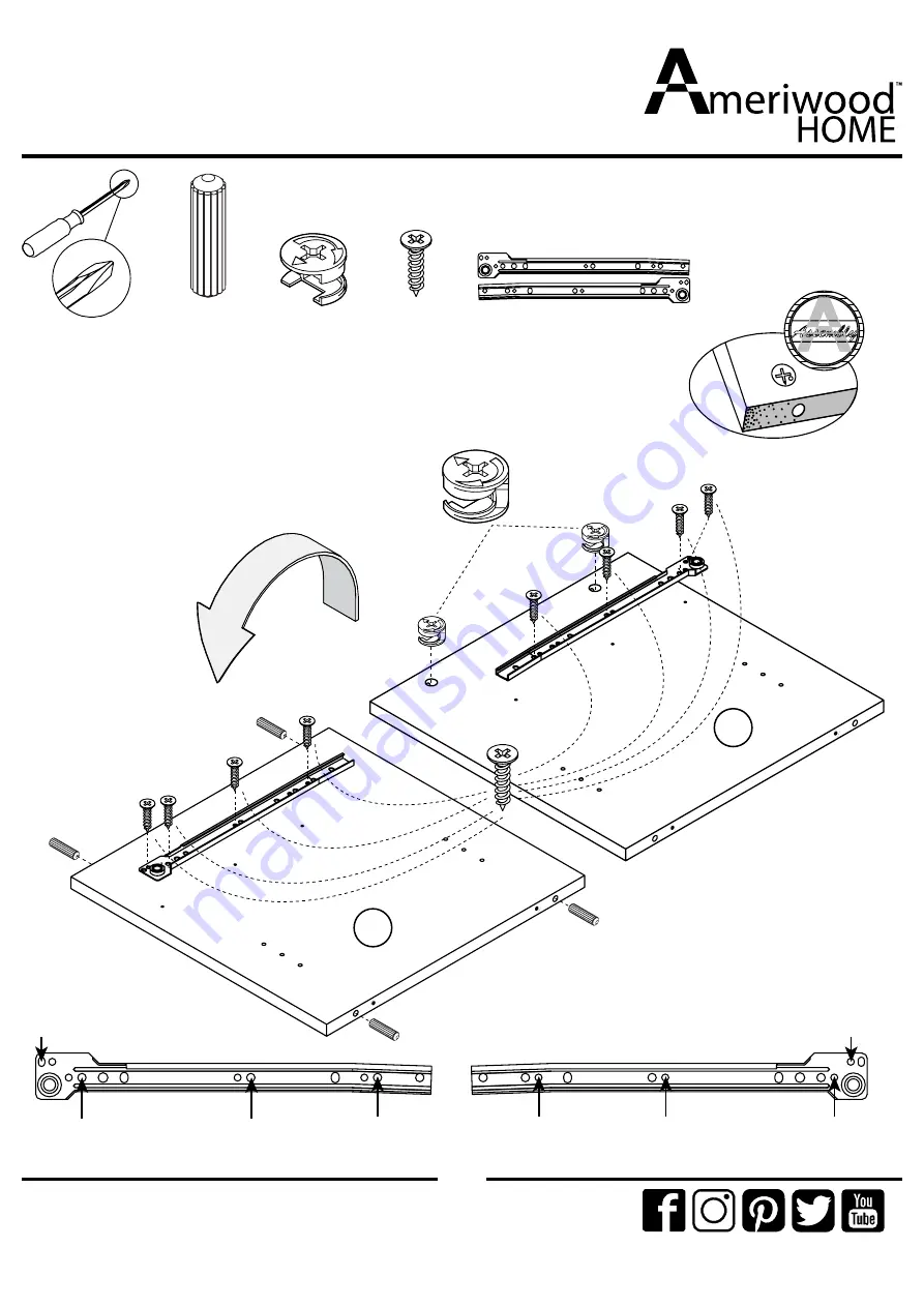 Ameriwood HOME 2854872COM Скачать руководство пользователя страница 10