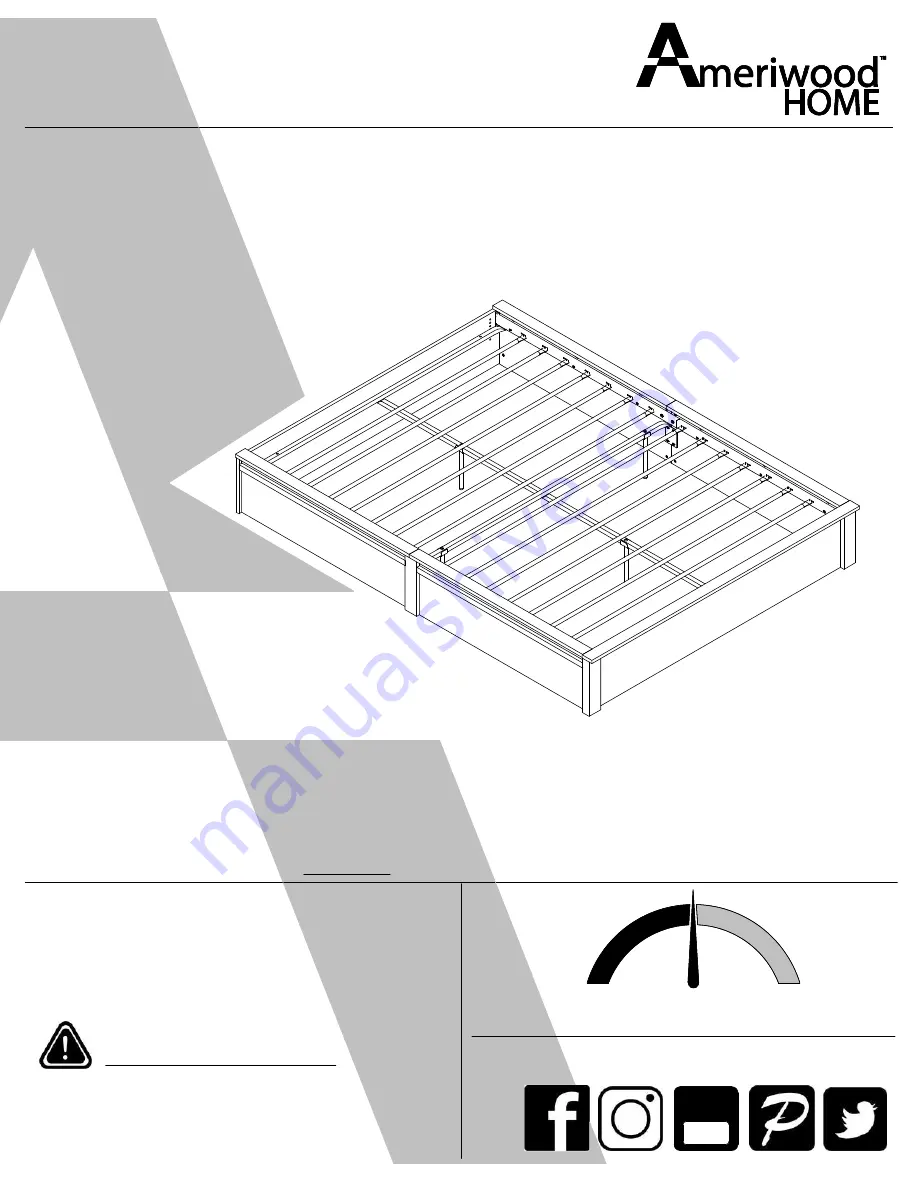 Ameriwood HOME 2864354EBL Скачать руководство пользователя страница 1