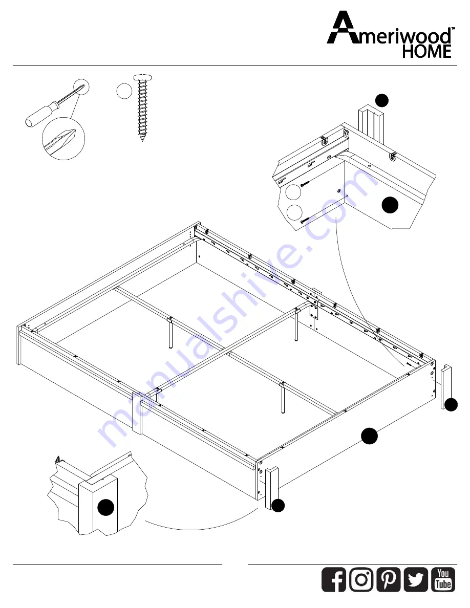 Ameriwood HOME 2864354EBL Скачать руководство пользователя страница 26