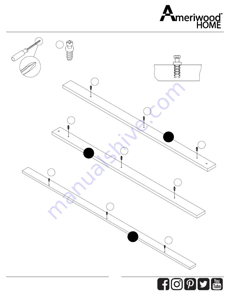 Ameriwood HOME 2864354EBL Скачать руководство пользователя страница 28