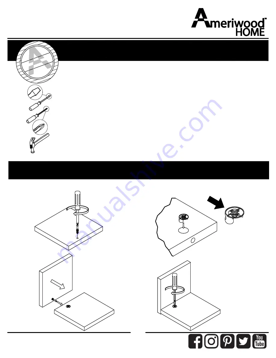 Ameriwood HOME 2920306COM Instruction Booklet Download Page 3