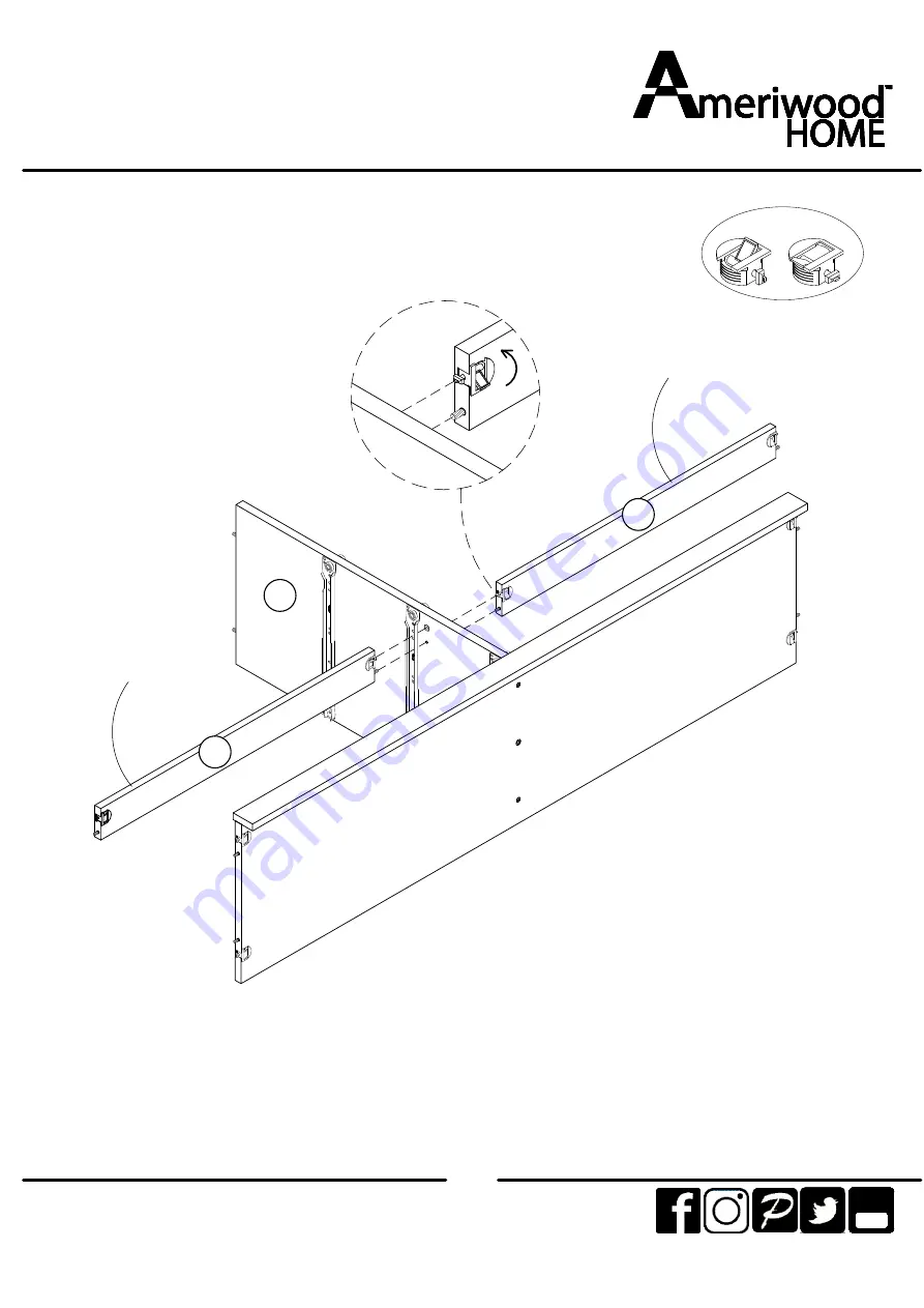 Ameriwood HOME 3407348COM Скачать руководство пользователя страница 12