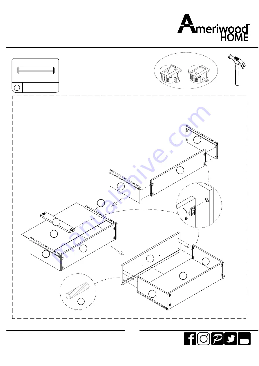 Ameriwood HOME 3407348COM Скачать руководство пользователя страница 16