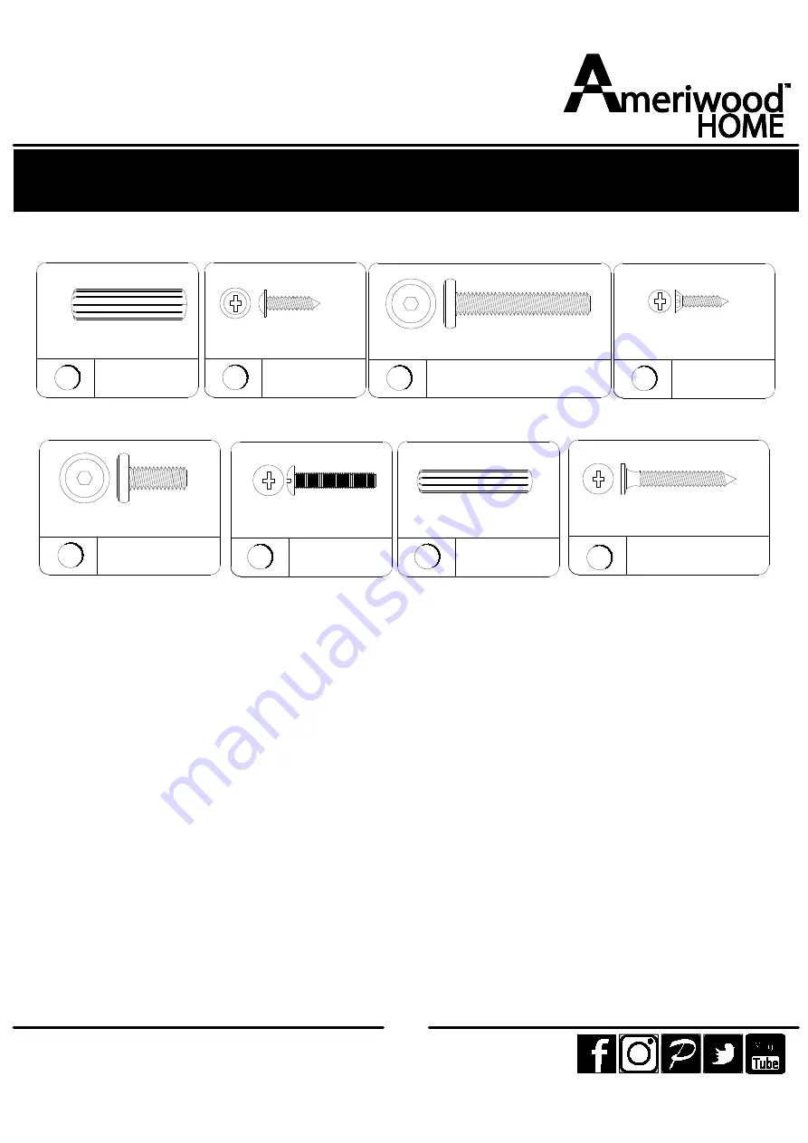 Ameriwood HOME 3593013COM Instruction Booklet Download Page 8