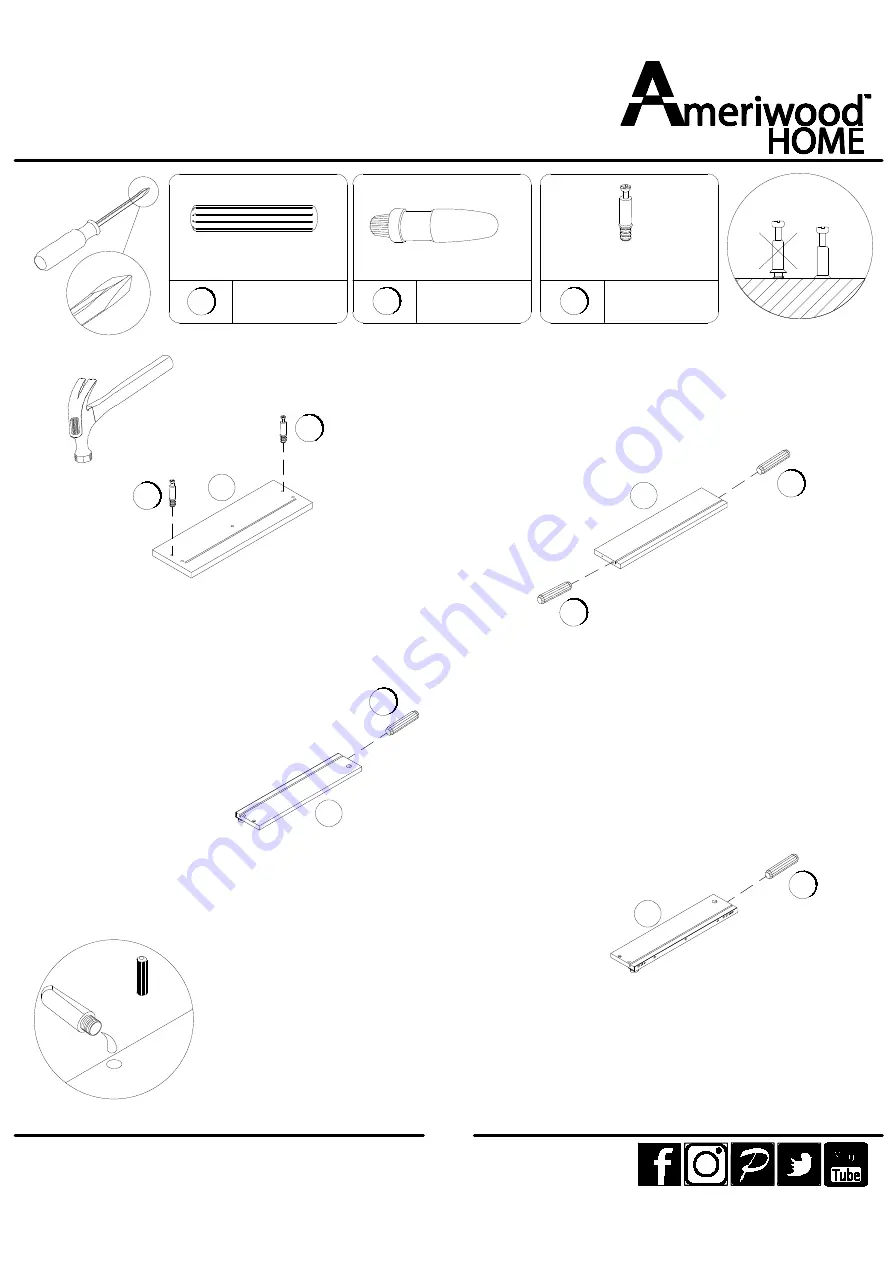 Ameriwood HOME 3593013COM Скачать руководство пользователя страница 13