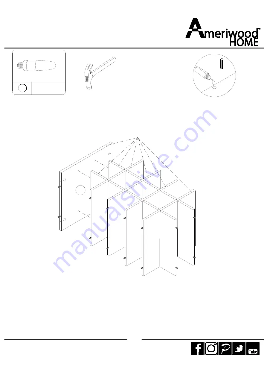 Ameriwood HOME 3593013COM Скачать руководство пользователя страница 15