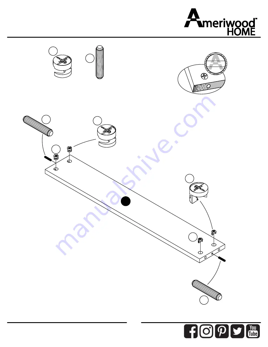 Ameriwood HOME 3700339COM Manual Download Page 16