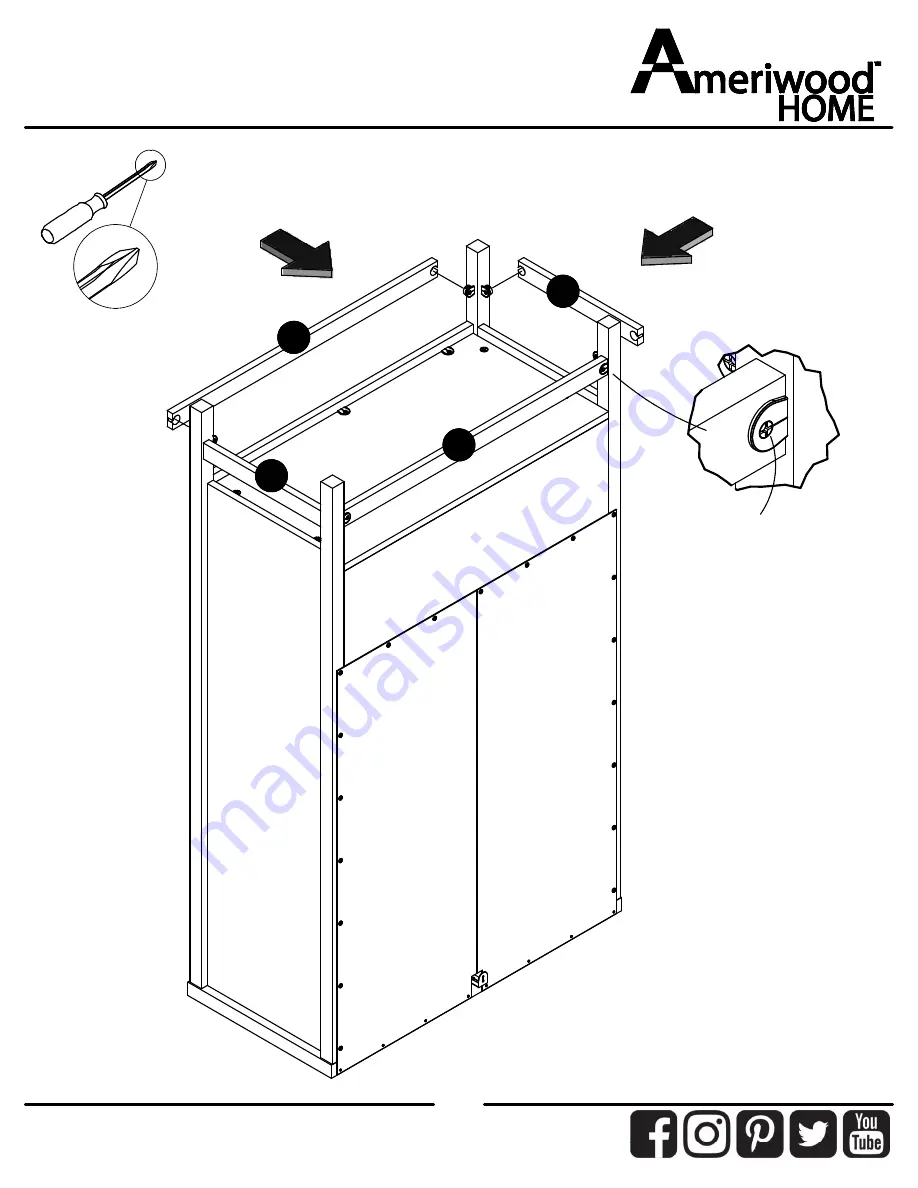 Ameriwood HOME 3700339COM Скачать руководство пользователя страница 26